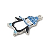 Winter Theme Alloy Enamel Pendants X-ENAM-M002-04N-P-2