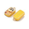 Alloy Enamel Pendants PALLOY-R155-01G-05-2