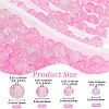 450Pcs 4 Styles Spray Painted Crackle Glass Beads CCG-PA0001-09E-2