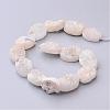 Electroplated Natural Quartz Crystal Beads Strands G-P150-13x18mm-01-2