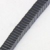 Electroplate Non-magnetic Synthetic Hematite Heishi Beads Strands X-G-J171A-3x3mm-03-3