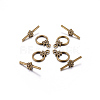 Tibetan Style Alloy Toggle Clasps MLF1075Y-NF-2
