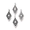 Tibetan Style Alloy Pendants TIBE-N015-02AS-1