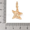 Brass Micro Pave Cubic Zirconia Pendant Bails KK-N256-17B-G-3