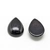 Natural Black Stone Cabochons G-R417-13x18-46-2