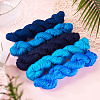 5 Bundles 5 Colors Acrylic Fiber Yarn OCOR-TA0003-22-6