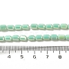 Electroplate Glass Beads Strands EGLA-D031-01F-4