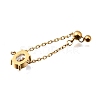 304 Stainless Steel Pave Cubic Zirconia Adjustable Chain Rings RJEW-P189-01C-G-2