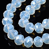 Electroplate Glass Beads Strands EGLA-A044-J4mm-A06-2