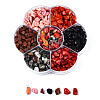 Synthetic Coral & Natural Mixed Gemstone Beads SHEL-S278-039-5