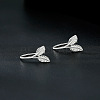 999 Fine Silver Cuff Earrings FS-WG3F72D-02-1