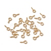 Brass Screw Eye Pin Peg Bails KK-A171-23G-3