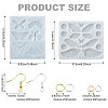 DIY Butterfly Pendant Silicone Molds for DIY Earring Making DIY-YW0009-84-2