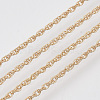 Soldered Brass Coated Iron Rope Chains CH-T002-04LG-2