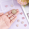 12Pcs 2 Colors Brass Charms KK-HY0004-08-3