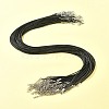 36Pcs Black Waxed Cord Necklace Making NCOR-FS0001-05P-9