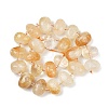 Heated Natural Citrine Beads Strands G-F796-B03-01-3