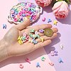 400Pcs Opaque Resin Beads RESI-CJ0005-14-4