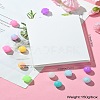 Luminous 56pcs 28 Color Round Food Grade Silicone Beads SIL-CJ0001-31-11