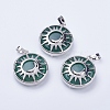 Natural Green Aventurine Pendants G-K234-B01-1