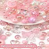 250G Opaque & Transparent Acrylic Beads MACR-YW0003-90D-1