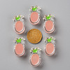 Transparent Enamel Acrylic Beads TACR-S155-002C-3