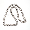 Tarnish Resistant 304 Stainless Steel Figaro Chain Necklaces NJEW-H421-3-1