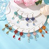 Mixed Stone Dangle Earrings EJEW-MZ00669-1