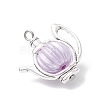 Acrylic & Tibetan Style Alloy Pendants PALLOY-JF04324-4