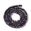 Baking Electroplate Glass Beads Strands DGLA-A039-J2MM-B22-2