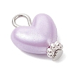 Imitation Shell & Pearl Acrylic Pendants PALLOY-JF04518-01-4