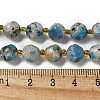 Natural K2 Stone Beads Strands G-K387-A06-02-5