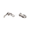 Tarnish Resistant 304 Stainless Steel Clip-On Earrings Findings X-STAS-Q185-01-2
