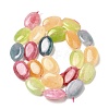 Natural Dyed Malaysia Jade Beads Strands G-B137-A01-01I-3