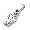 304 Stainless Steel Pendants STAS-B141-03G-P-2