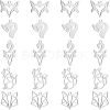 Unicraftale 20Pcs 5 Styles 201 Stainless Steel Pendants STAS-UN0035-61-1