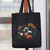 DIY Flower Pattern Tote Bag Embroidery Kit PW22121384039-1
