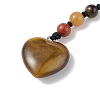 7 Chakra Gemstone Beads Keychain KEYC-F036-02A-2