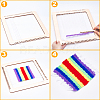 DIY Poplarwood Wooden Weaving Loom Sets TOOL-NB0001-92-4