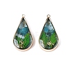 Epoxy Resin Pendants KK-Q082-01KCG-04-1