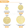 76Pcs 4 Sizes Brass Charms KK-BC0002-67-2