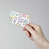 PVC Plastic Waterproof Card Stickers DIY-WH0432-002-5