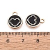 Alloy Enamel Pendants ENAM-Q002-01G-06-3