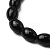 Natural Black Onyx Beads Strands G-F801-F02-03-4