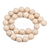 Natural Fossil Beads Strands G-E110-14mm-2-3