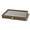 8-slot Wooden Ring Presentation Boxes ODIS-M007-02-1