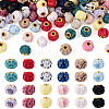 100Pcs Cloth Alloy European Beads FIND-TA0006-74-1