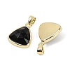 Natural Obsidian Pendants G-O176L-16G-2