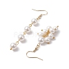 Shell Pearl Dangle Earring EJEW-JE05763-4