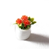 Mini Resin & PVC Flower Potted Plant Model PW-WG92893-05-1
